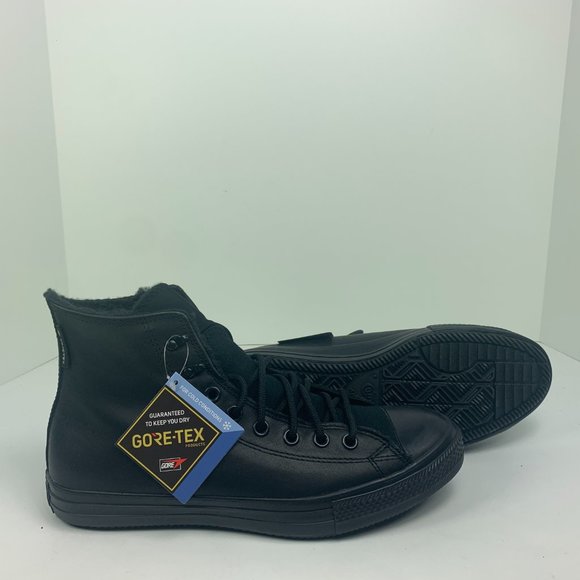 Converse Chuck Taylor All Star Winter Gore-Tex 165935C GTX Triple Blackout Boots - Picture 2 of 11